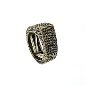 Pointed Bronze Stretch Ring Size 7 - 8